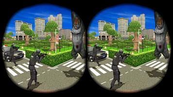 VR Angry Gorilla Rampage 3D :Google Cardboard Game capture d'écran 2