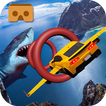 VR Hungry Shark Flying Car 3D