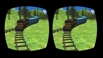 VR пуля Поезд 3D имитатор постер
