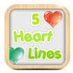 5 Heart Lines