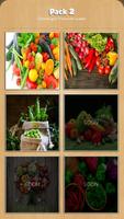 Best Game Fruit & Vegetable Puzzle and Wallpapers capture d'écran 2