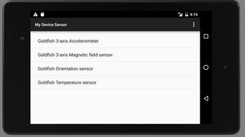 My Device Sensor capture d'écran 2