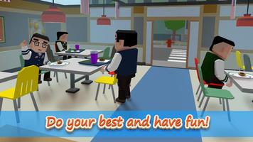 High School Cafeteria Cashier: Chef Cooking Sim تصوير الشاشة 3