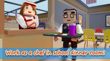 High School Cafeteria Cashier: Chef Cooking Sim poster
