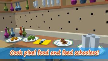High School Cafeteria Cashier: Chef Cooking Sim تصوير الشاشة 1