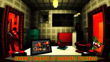 VR 5 Horror Nights at Animatronics Cube Pizzeria Poster