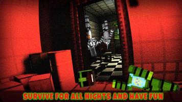 VR 5 Horror Nights at Animatronics Cube Pizzeria captura de pantalla 3