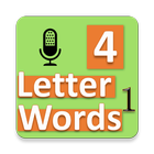 Speak 4 Letter Words Part 1 icon