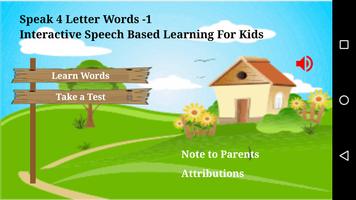 Speak 4 Letter Words Part 1 poster