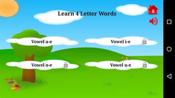 Speak 4 Letter Words Part 1 تصوير الشاشة 1