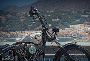 Motorcycle Harley Davidson پوسٹر