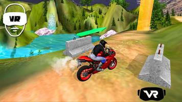 VR Crazy Real Extreme Off Road Bike Racing Plakat