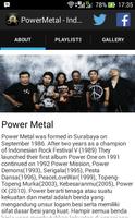 Power Metal - Indonesia Affiche