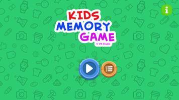 Kids Memory Game - Free Affiche