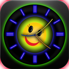 Analog Clock with Eyes - LWP أيقونة
