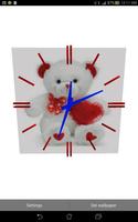 3D CLOCK LWP الملصق