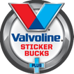 Valvoline Sticker Bucks