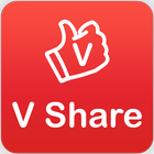 V Share icône