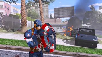 Captain America Simulator 2018 Cartaz