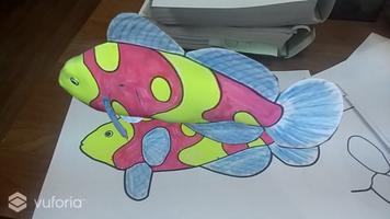 AR Coloring Book. Tropical fish capture d'écran 3