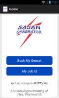 Sajan Generator Booking App Affiche