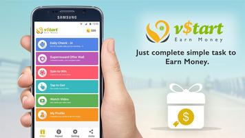 vStart Earn Money - Make Cash постер