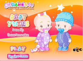 Dress up girls children ポスター