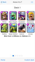 Clash Royal Decks capture d'écran 1