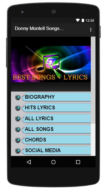 Donny Montell Songs&Lyrics for Android - APK Download