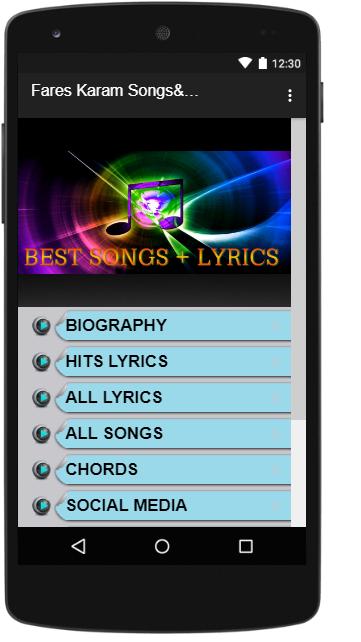 Fares Karam Songs&Lyrics. APK voor Android Download