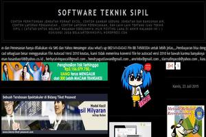 teknik sipil ポスター