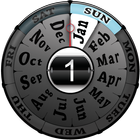 Year Clock Widget icône