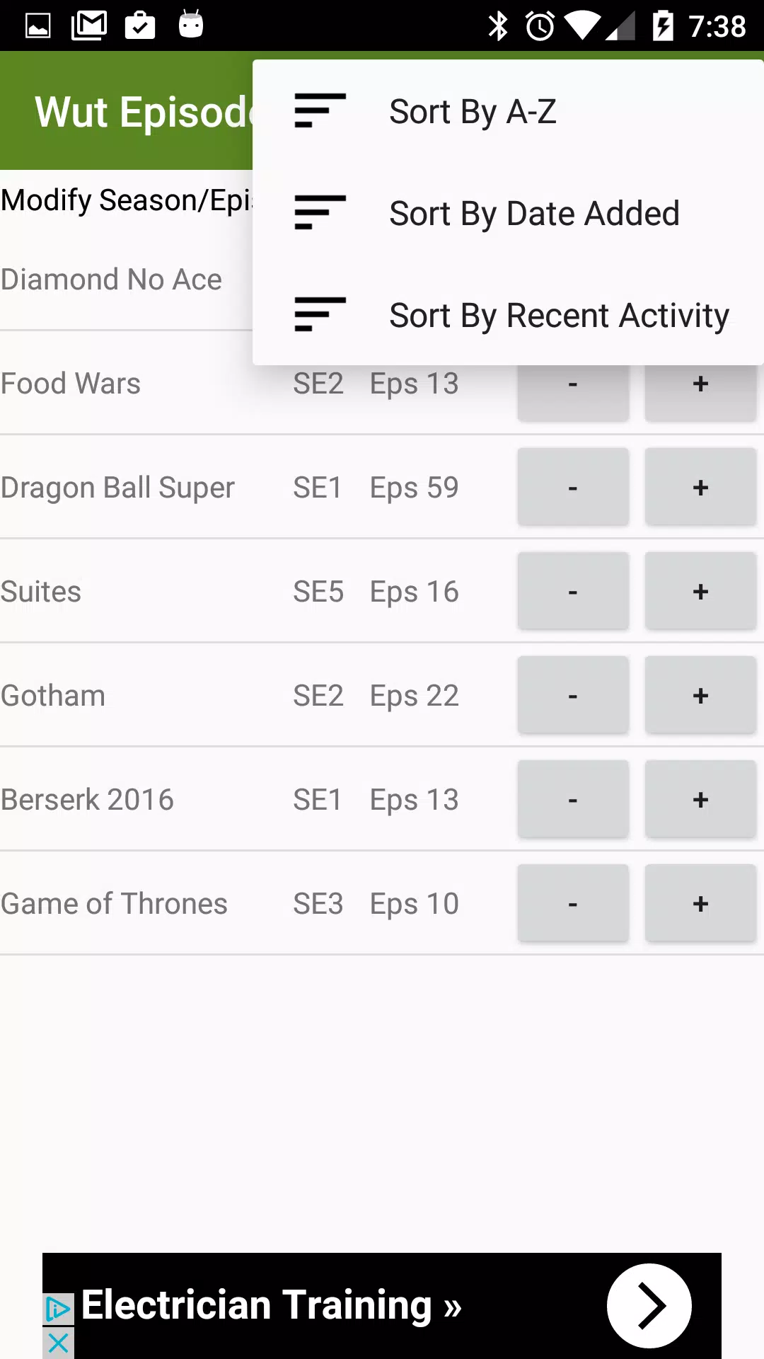 Anime/ TV Show Episode Tracker APK for Android Download