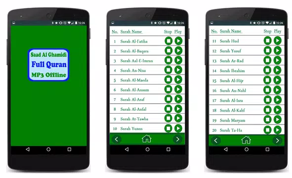 Screenshot 2 for Al Ghamidi Full Quran MP3 Offline