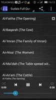 Sudais Full Quran MP3 Offline capture d'écran 1