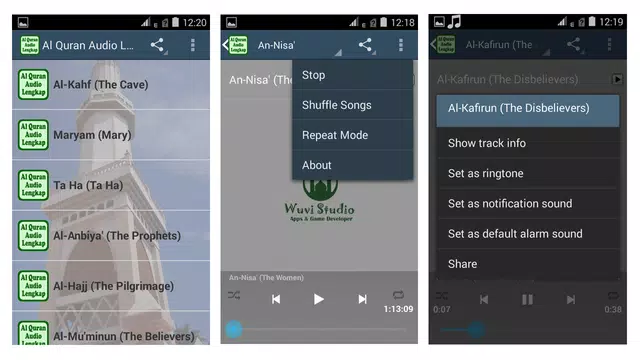 Screenshot 6 for Al Quran Audio MP3 Full Offlin