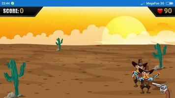 Cowboy Western. shooter game ポスター