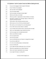 برنامه‌نما 101 Questions to Ask Before You Get Engaged عکس از صفحه