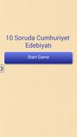 پوستر 10 Soruda Cumhuriyet Edebiyatı