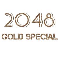 2048 Gold Special الملصق