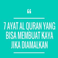7 Langkah Doa Mendatangkan Rezeki poster