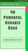 40 Powerful Quranic Duas Affiche