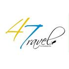 47travel and tour ícone