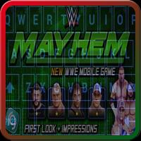 WWE Mayhem Keyboard Themes 2018 Affiche