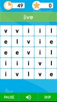 word puzzle 4 Affiche