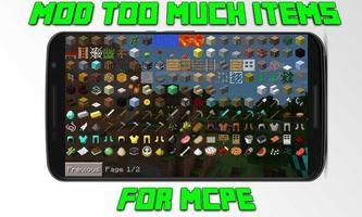 Mod Too Much Items for MCPE Affiche
