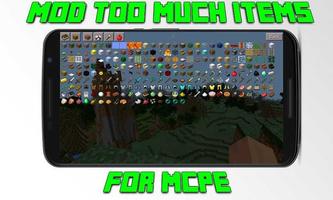 برنامه‌نما Mod Too Much Items for MCPE عکس از صفحه