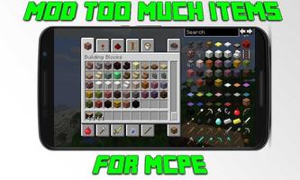 Mod Too Much Items for MCPE capture d'écran 2