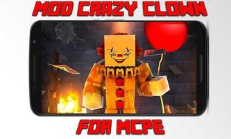 Mod Crazy Clown for MCPE постер