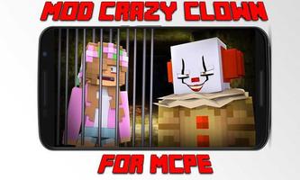 برنامه‌نما Mod Crazy Clown for MCPE عکس از صفحه